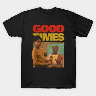 RETRO GOOD TIMES JESUS BLACK T-Shirt